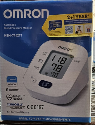 OMRON HEM-7142T1 Bp Monitor(White)