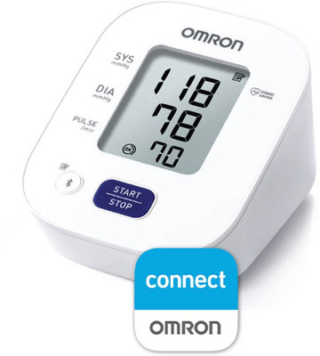 OMRON HEM-7142T1 Highly Accurate Clinically Validated & Most Recommended BP by Doctors HEM 7142T1 Digital Bluetooth Blood Pressure Monitor Bp Monitor(White)
