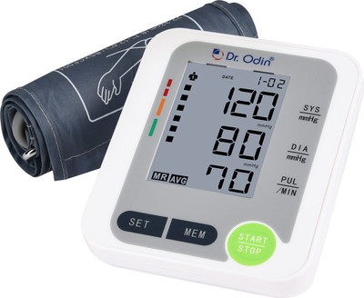 Dr. Odin BSX-516 Automatic Digital Blood Pressure Machine with LCD Display Bp Monitor(White, Grey)