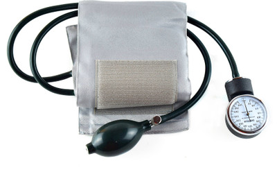 Evolife Dial Type Aneroid Sphygmomanometer with Carry Bag & Adjustable Cuff Doctor D Pulse Rate Monitor Bp Monitor(Black)