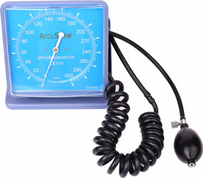 AccuSure Aneroid Sphygmonometer Wall Type Square Model For Blood Pressure BK-200 Bp Monitor(Blue)