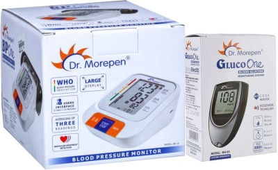 Dr. Morepen BP-15 Glucometer combo pack BP-15, Glucometer BG03 Bp Monitor(White)