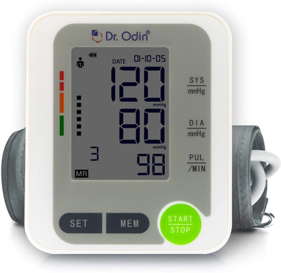 Dr. Odin BSX-516 Blood Pressure Machine with Latest Technology, Support Two Users, WHO Function Bp Monitor(White)