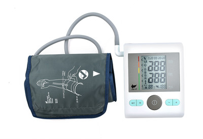 Dishan BM 29 Fully Automatic Battery Powered Pressure Checking Machine with Heartbeat Detection & Memory Function, Digital Bp Monitor(White)
