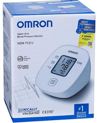 OMRON HEM-7121J-IN Bp Monitor Bp Monitor(White)