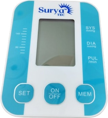 surya tec bp02 with charger bp02 Bp Monitor(blue and white)
