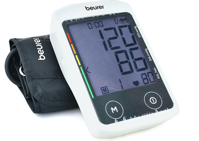 Dishan BM 46 Fully Automatic Battery Powered Pressure Checking Machine with Memory Funcation & Risk Indicator, Digital Bp Monitor(White)