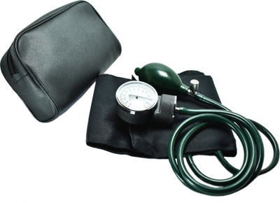 Dishan HDAS Black Blood Pressure Machine Manual Dial Sphygmomanometer Aneroid Bp Monitor(Black)
