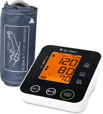 Dr. Odin BSX-516 Digital Blood Pressure Machine with USB Port | LCD Display Bp Monitor(Black)