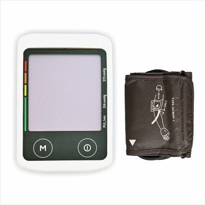 Dishan Digital Upper Arm Large Display Portable Automatic Blood Pressure Checking Bp Monitor(White)