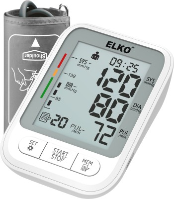 ELKO EL-511 Fully Automatic Digital Bp Monitor(White/Grey)