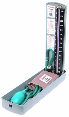 DIAMOND BP MR 112 Mercurial Regular BP Apparatus with Velcro Cuff Bp Monitor(Multicolor)