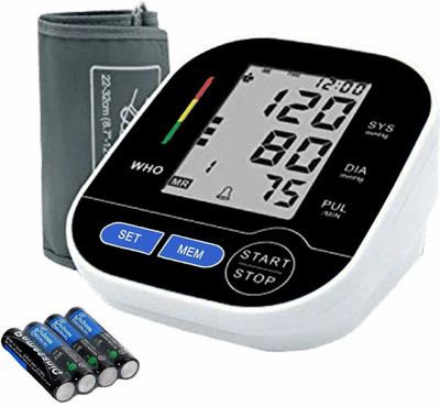 MCP Super Nova Black BP112 Fully Automatic Micro USB Compatible Bp Monitor(Black)