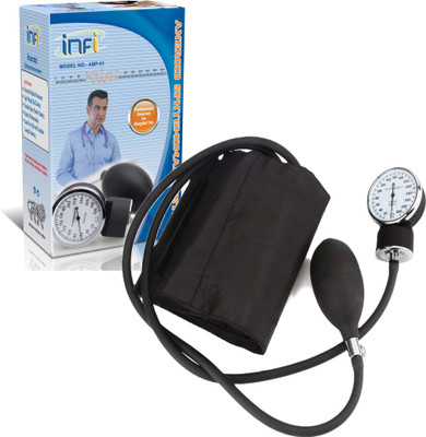 INFI Aneroid Blood Pressure Monitor Dial Type Bp Monitor(Black)