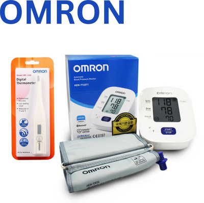 OMRON 7140T BLUETOOTH BP WITH DIGITAL THERMOMETER Bp Monitor(White)