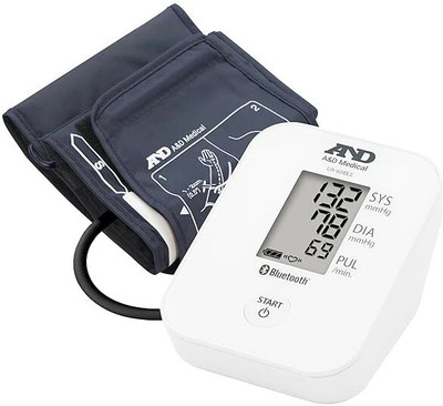 AND A&D Medical UA-656BLE Bluetooth connectivity Connected Blood Pressure Monitor With Large cuff (22-42 CM) Bp Monitor(White)