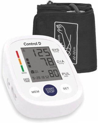 Control D Homely CPort Automatic Accurate Digital Blood Pressure Machine Bp Monitor(White, Silver)