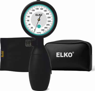 ELKO EL-420 Palm Type Aneroid Sphygmomanometer Bp Monitor(Black)