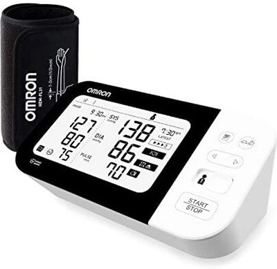 OMRON HEM-7361T-ESL HEM 7361T Bluetooth Digital Blood Pressure Monitor Bp Monitor(White)