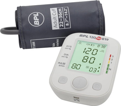 BPL Medical Technologies 91MED736 B19 Digital Blood Pressure Monitor - White Bp Monitor(White)