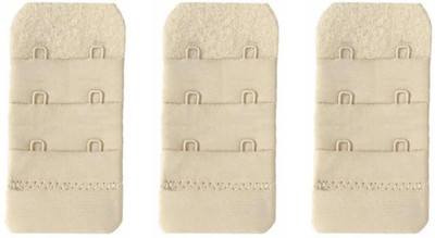 WWINKS Bra Hook extenders or Extention Without Elastic 2 Hooks Beige Pack of 3 Hook Extender(Beige Pack of 3)