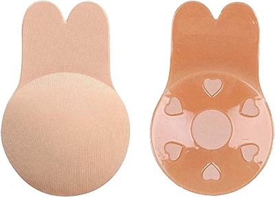 ADL PASSION Cotton, Silicone Peel and Stick Bra Petals(Beige Pack of 1)