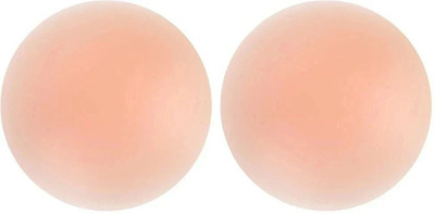 DharmHouse Women's & Girls Reusable Premium Nipple Cover Adhesive Sticker Pasties Silicone Peel and Stick Bra Petals(Clear Pack of 1)