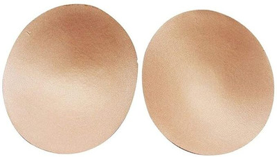 Motoway Silicone Reusable Nipple Cover For Women Cotton Cup Bra Pads(Beige Pack of 2)