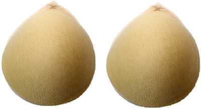 BENCOMM Fully Adjustable Breast Cotton Masectomy Bra Pads(Beige Pack of 2)