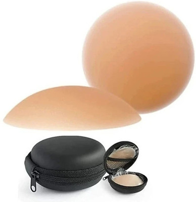 Wearite Push-up Invisible Sticky Bras for Backless & Off Shoulder Dress Free Size Silicone Push Up Bra Pads(Beige Pack of 1)