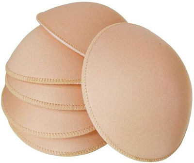 ZOOBE Enterprise 3 Pairs, Enhance Breast Cup Cotton Cup Bra Pads(Beige Pack of 3)