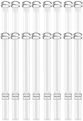 Wooger Sequin Bra Straps(Transparent, Pack of 8)