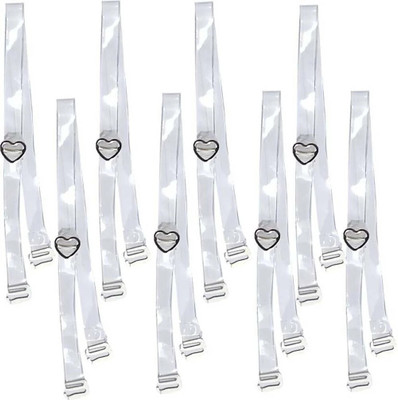 HIPPON Sequin Bra Straps(Clear, Pack of 4)