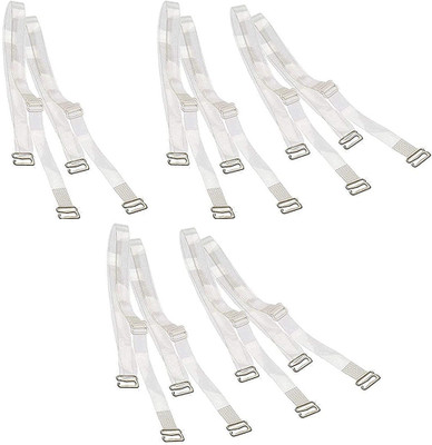 LX PRODUCTS Sequin Bra Straps(Colour less, Pack of 10)