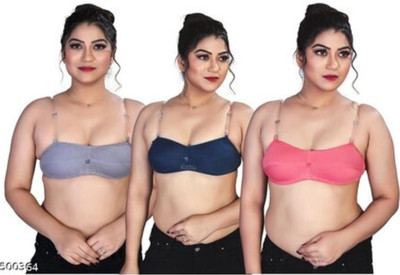RENU CREATION Sequin Bra Straps(Transparent, Pack of 3)