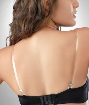 RENU CREATION Sequin Bra Straps(Clear, Pack of 1)