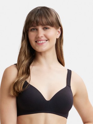 JOCKEY FE57 Women Bralette Lightly Padded Bra(Black)