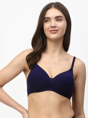 Floret Floret Women's Medium Coverage Heavily Padded Push-Up Bra Women Push-up Heavily Padded Bra(Blue)