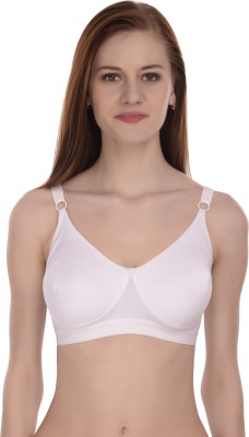 Viral Girl Seamless Fit Bra for Women Women Full Coverage Non Padded Bra(White)