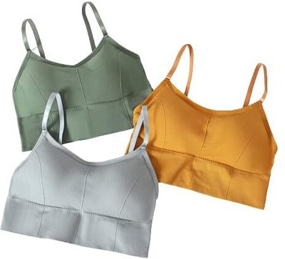 ZALPAL ENTERPRISE ActiveCurve Stylish Sports Bra Women Sports Lightly Padded Bra(Light Green)