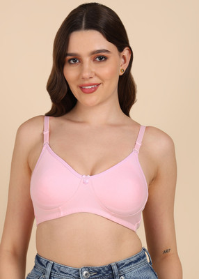 Dressberry Dressberry Side-Panel and Concealer T-shirt Bra Pack of 1 Women T-Shirt Non Padded Bra(Pink)