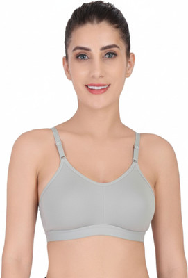 Niba 2221PCS Women Everyday Non Padded Bra(Grey)