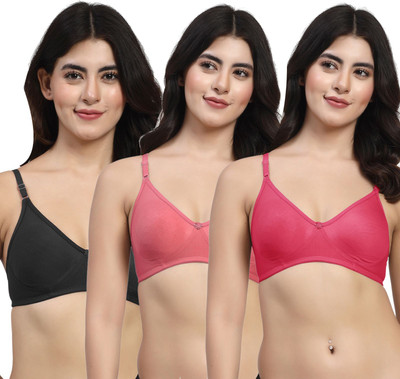 LILY wnysor Women T-Shirt Non Padded Bra(Multicolor)