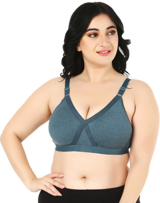 Funahme Women Everyday Non Padded Bra(Purple)