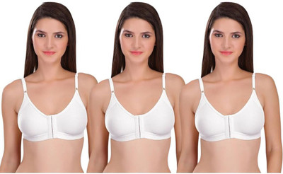 PARAVATIBAA ENTERPRISE Women Full Coverage Non Padded Bra(White)