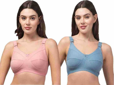 GelxmoNet Women T-Shirt Lightly Padded Bra (Multicolor) Women Full Coverage Non Padded Bra(Multicolor)