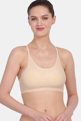 AMOUR SECRET Women Sports Lightly Padded Bra(Beige)