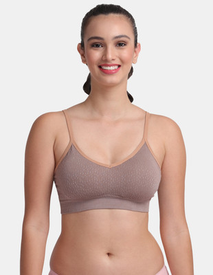 AMOUR SECRET Women Sports Lightly Padded Bra(Brown)