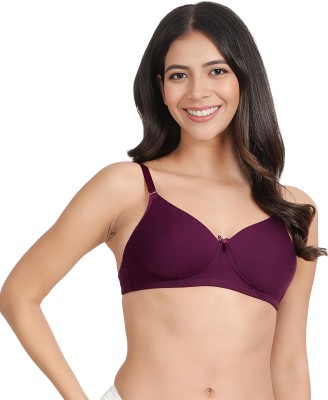 Susie EF022 Women T-Shirt Lightly Padded Bra(Purple)