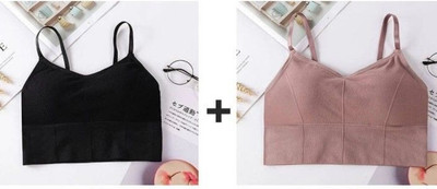 BRANKLY URJA Women T-Shirt Lightly Padded Bra(Black, Brown)